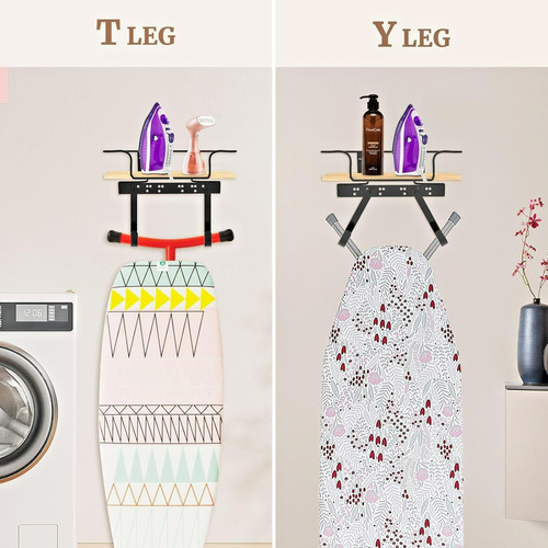 Ironing board holder wall - board,
