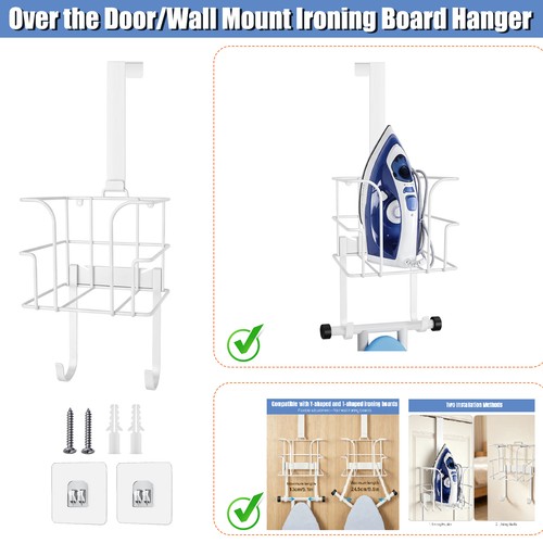 Door wall mounted iron holder - iron,