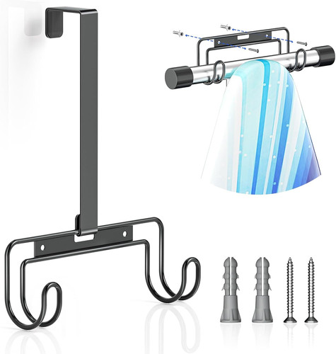 Ironing board hanger over - board,