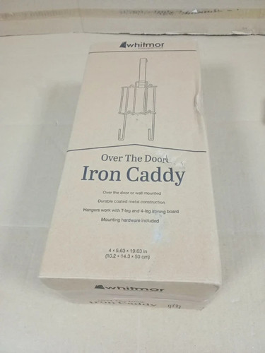 Whitmor over door iron caddy - over,