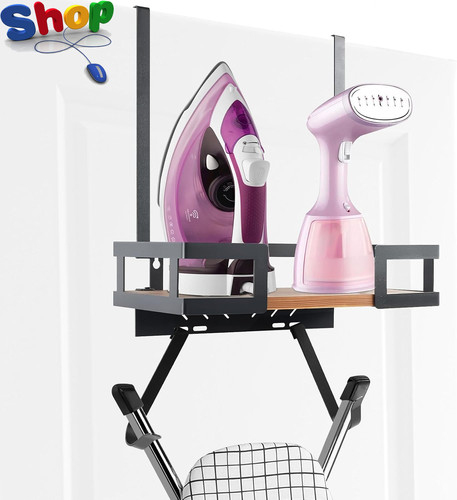 Ironing board holder in 1 - holder,, 2-in-1